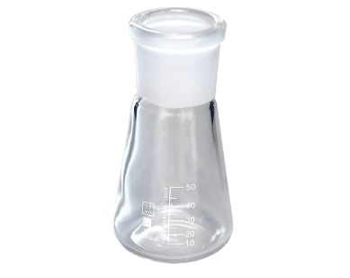 Колба со шлифом коническая 50 мл фото